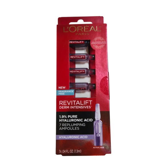 L'Oreal Other - L'Oreal Paris Revitalift Derm Intensives 1.9% Hyaluronic Acid 7 Ampoules NEW